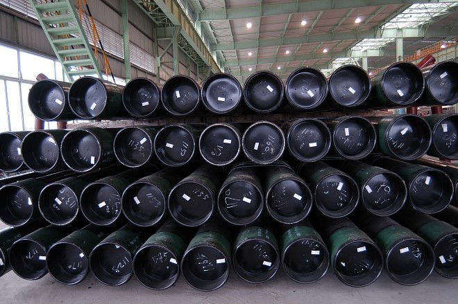 Steel casing and tube